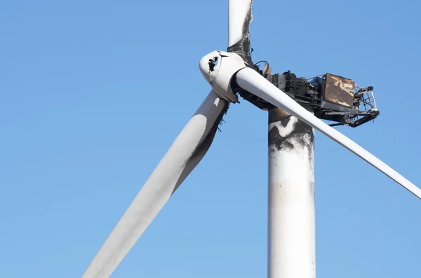 stock image Fire in windmill