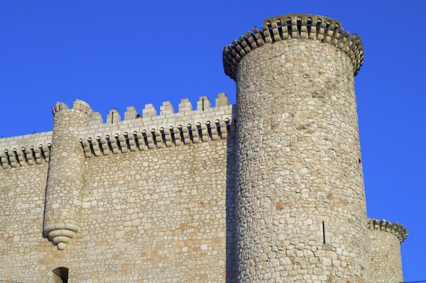 View of Torija Castle, Guadalajara, Castilla-La Mancha, Spain