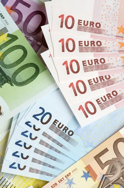 Euró háttér — Stock Fotó