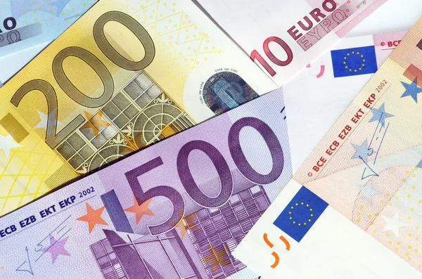 Euro achtergrond — Stockfoto