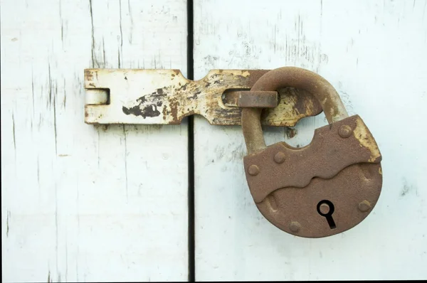 Σκουριασμένη Κλειδωνιά — Φωτογραφία Αρχείου