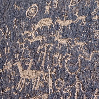 Indian petroglyph clipart