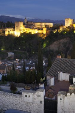 alhambra gün batımı