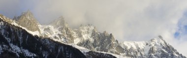 Alps panoramic clipart