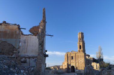 belchite Köyü yıkıldı