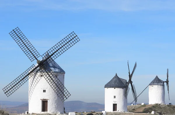 Tradiční větrné mlýny — Stock fotografie