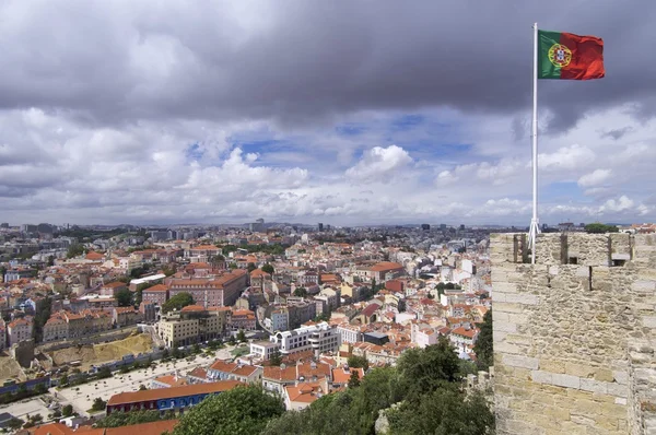 Португальська прапор — стокове фото