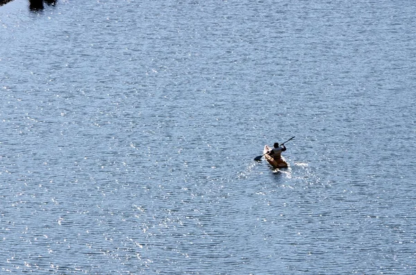 stock image Canoe view