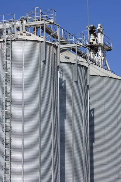 Silos di cereali — Foto Stock