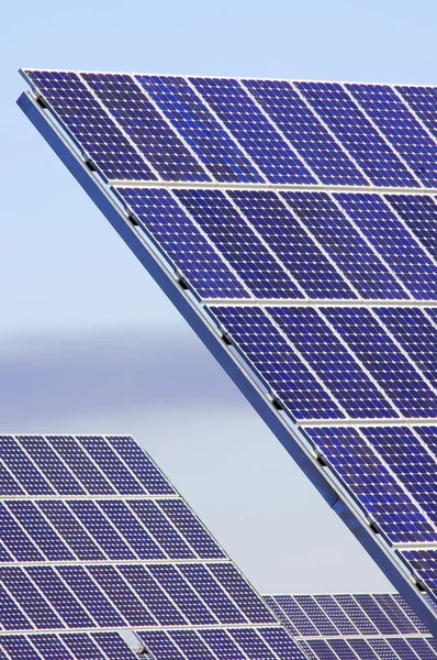 Detalle de un panel fotovoltaico — Foto de Stock