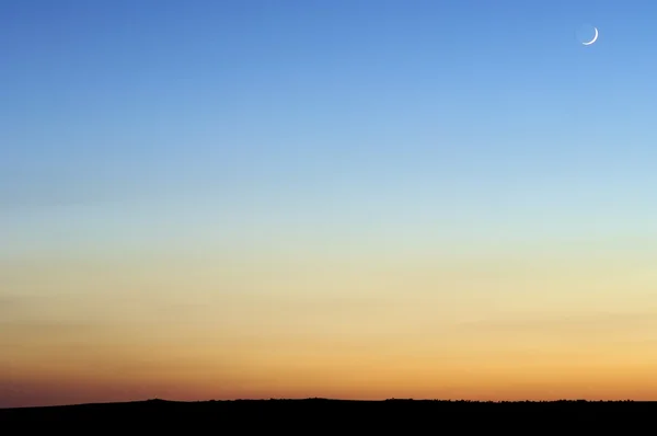 Stock image Sunset and moon