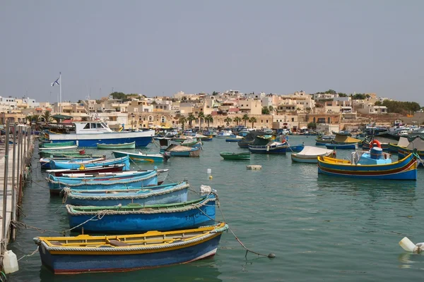 Hamnen i marsaxlokk, malta — Stockfoto