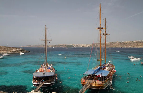 Blue Lagoon, Comino, Malta Stock Image