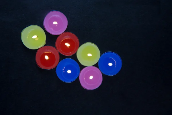 Barvy svíček — Stock fotografie