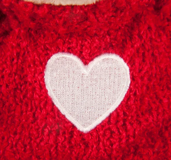 Heart-shaped marking — Stock Photo, Image