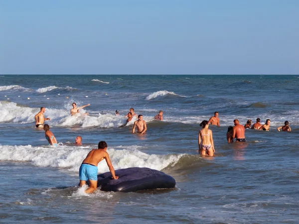 Сонце і вода купання — стокове фото