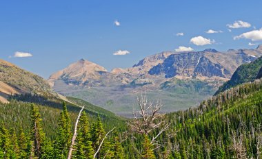 Mountain Vista along the Trail clipart