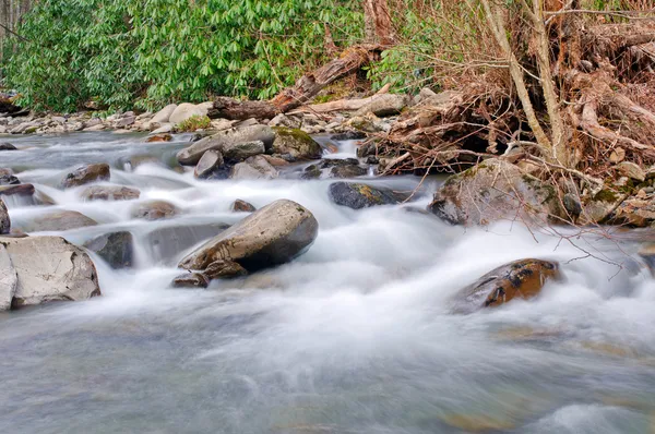 Mountain Stream in the Spring — Stock Photo, Image