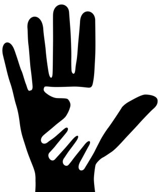 The Hands. clipart