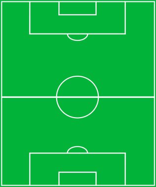 The Soccer field. clipart