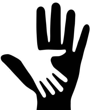 The Hands. clipart