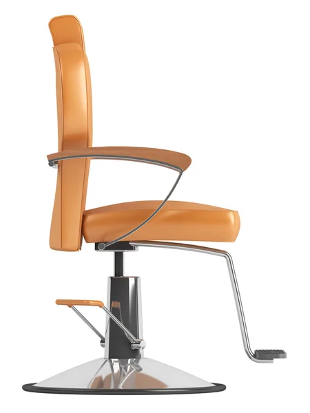 Salone di parrucchiere arancione sedia — Foto Stock