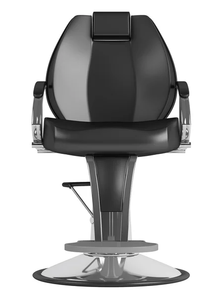 Svart frisörverksamhet salon stol — Stockfoto