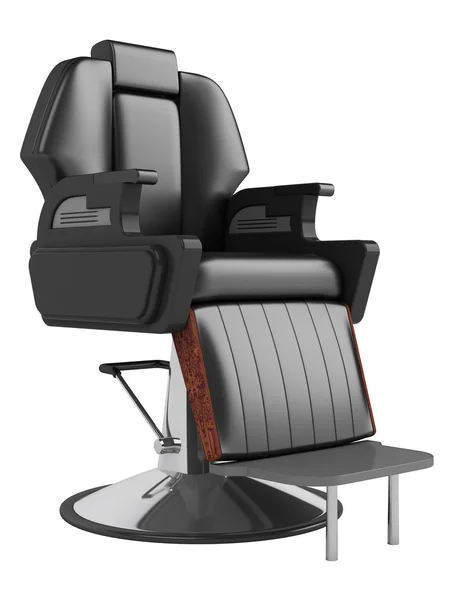 Black hairdressing salon chair — Stock Photo, Image