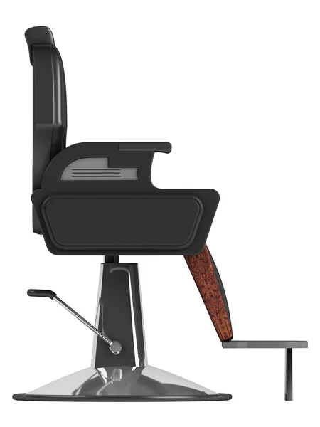 Svart frisörverksamhet salon stol — Stockfoto