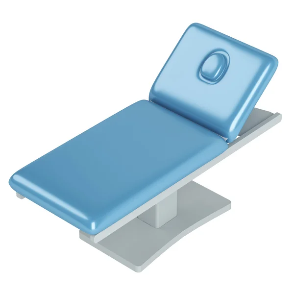 Blauwe massagetafel — Stockfoto