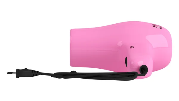 Secador de pelo rosa — Foto de Stock