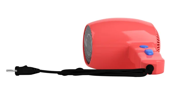 Red hair dryer — Stock Photo, Image