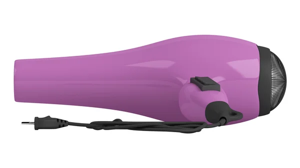 Secador de cabelo violeta — Fotografia de Stock