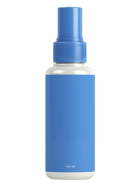 Blue bottle spray — Stock Photo, Image