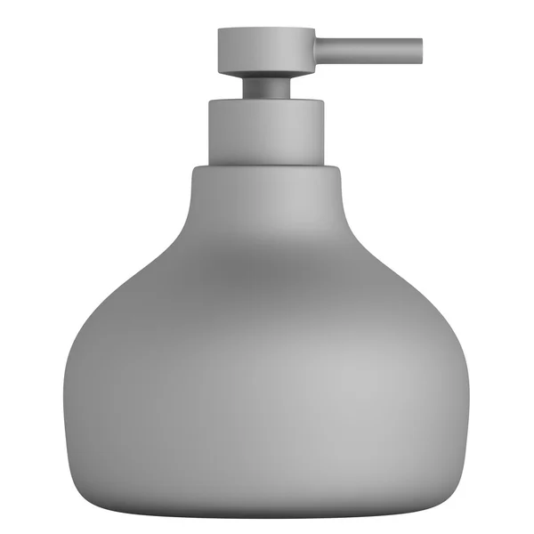 Matowe szkło butelki mydła — Zdjęcie stockowe