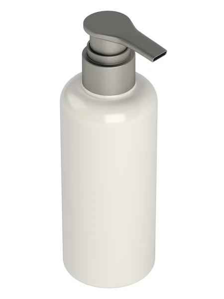Glass bottle of soap — Stock Photo, Image