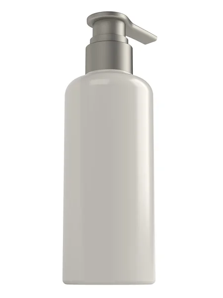 Skleněná láhev mýdla — Stock fotografie