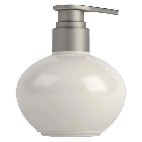 Round soap bottle — Stock Photo, Image