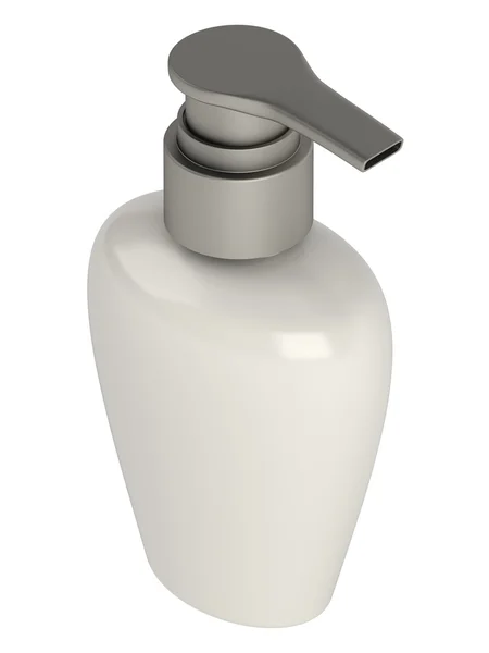 Mýdlo skleněná láhev — Stock fotografie