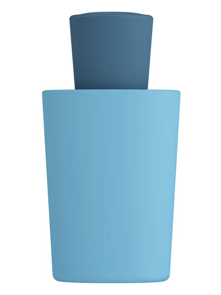 Kék üveg sampon — Stock Fotó
