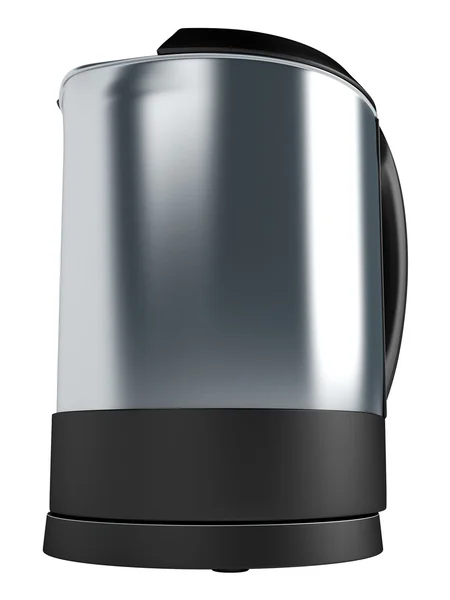 Metalicznej nowoczesny czajnik elektryczny — Zdjęcie stockowe