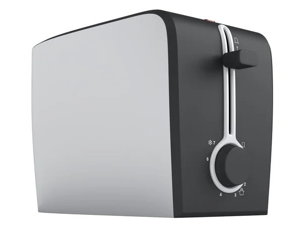 Black and white toaster — Stock Photo, Image