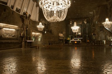 Wieliczka. Salt mine clipart