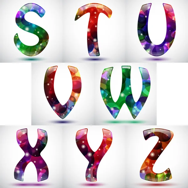 Stuvwxyz — стоковый вектор