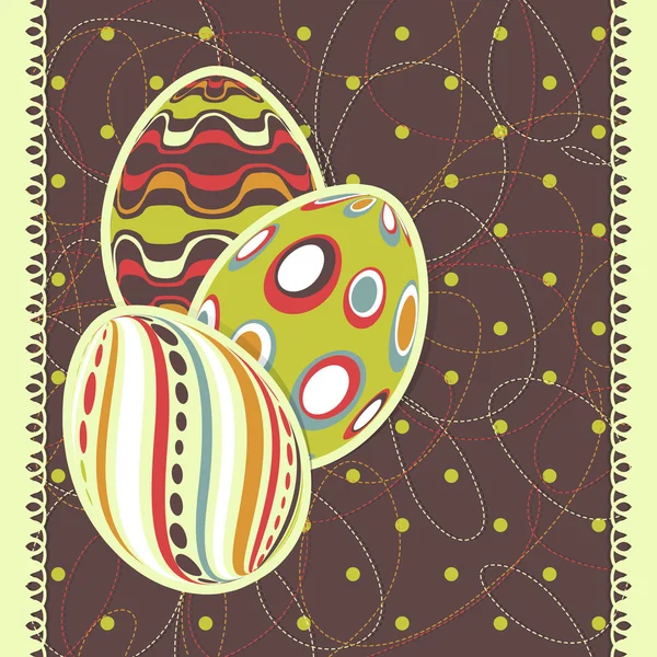 Boldog húsvéti kártyát! — Stock Vector
