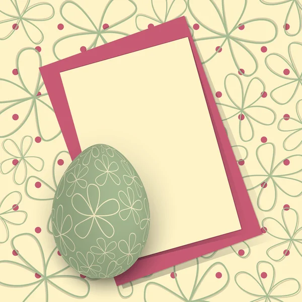 Bonne carte de Pâques — Image vectorielle