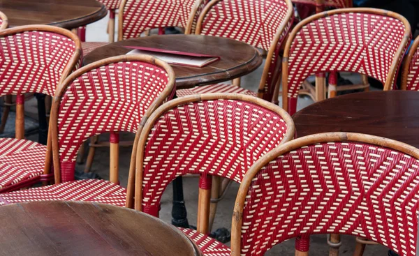 Étterem terasz Párizsban — Stock Fotó