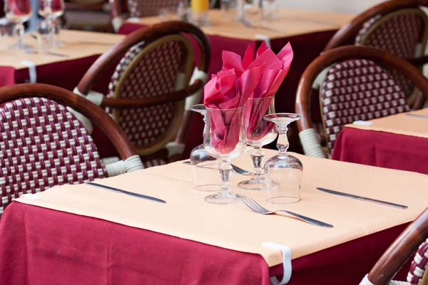 Restaurante terraço em Paris — Fotografia de Stock