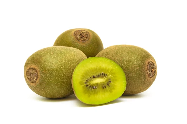 Juicy, ripe kiwi fruit on white background — Stock Photo, Image