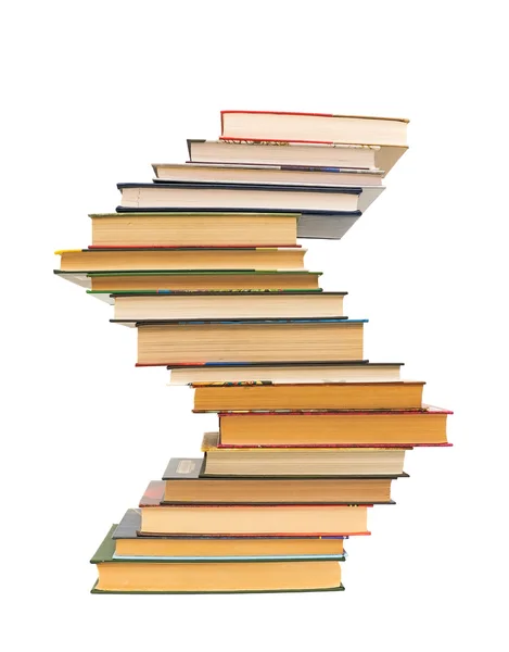 Books isolated on white background — Stock Photo, Image